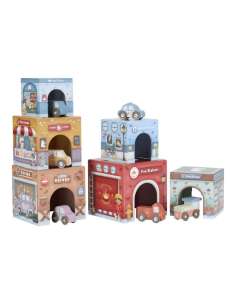 TORRE ENCAJABLE CIUDAD CON COCHES LITTLE DUTCH LD2525
