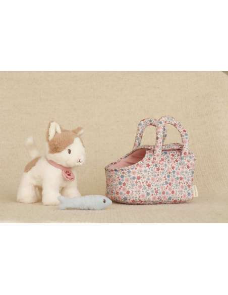 GATITO PELUCHE MARLEY CON BOLSA LITTLE DUTCH LD4517