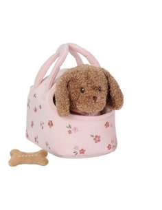 PERRITO PELUCHE JACKIE CON BOLSA LITTLE DUTCH LD4518