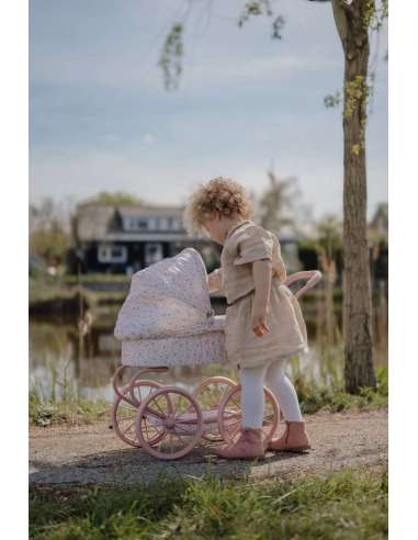 CARRITO MUÑECAS METAL FLORES LITTLE...