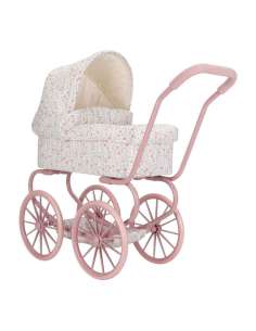 CARRITO MUÑECAS METAL FLORES LITTLE DUTCH LD4586