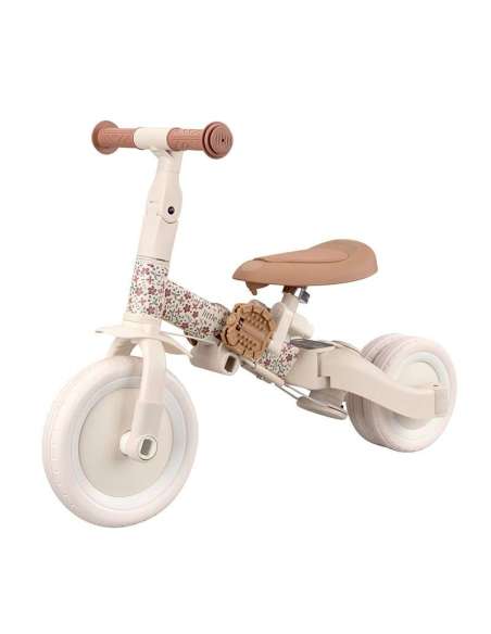 TRICICLO CON BARRA BLANCO FLORES LITTLE DUTCH  LD6080.OFFWHITE