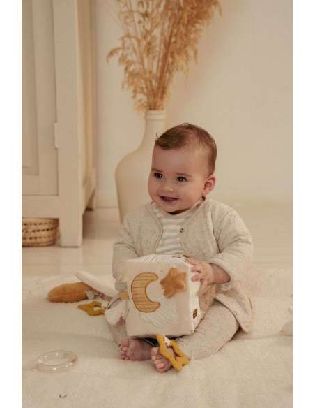 CUBO BLANDITO ACTIVIDADES NEWBORN NATURALS LITTLE DUCTH LD8409