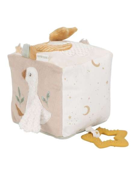 CUBO BLANDITO ACTIVIDADES NEWBORN NATURALS LITTLE DUCTH LD8409