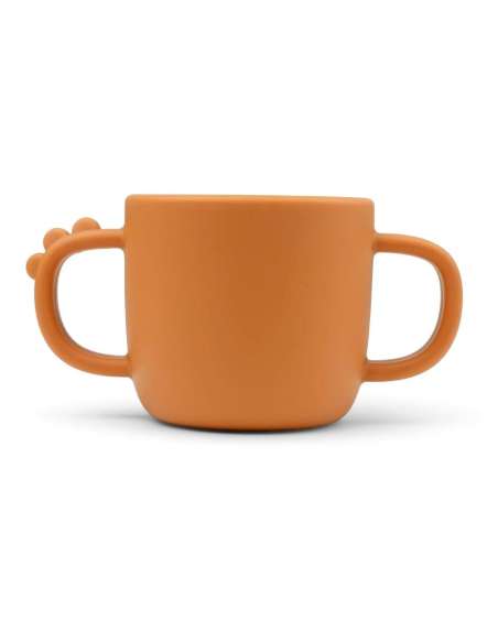Taza Peekaboo con 2 asas Croco Mostaza Done by Deer