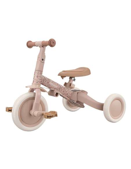 TRICICLO CON BARRA ROSA FLORES LITTLE DUTCH  LD6080.PINK