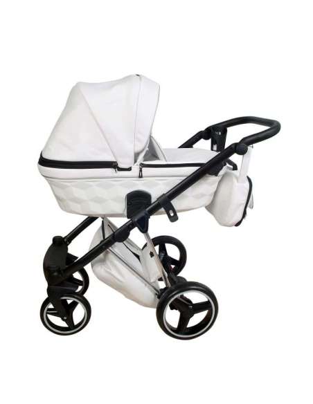 COCHECITO DUO DIAMENTE  SA-501 COLOR BLANCO MUNDI BEBE TORAL