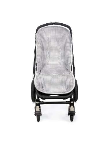 SACO SILLA I LOVE VICHY CUADRO GRIS...