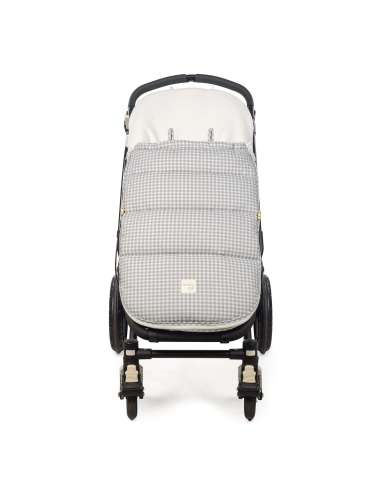 SACO SILLA I LOVE VICHY CUADRO GRIS...