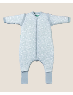 Pijama manta con mangas y calcetines antideslizantes -...