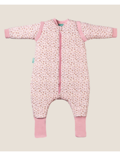 Pijama manta con mangas y calcetines antideslizantes -...