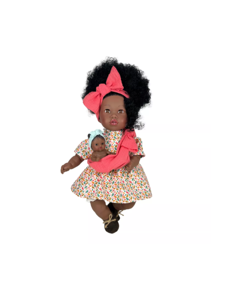 MUÑECA ALIKA CON BEBE CURLY HAIR