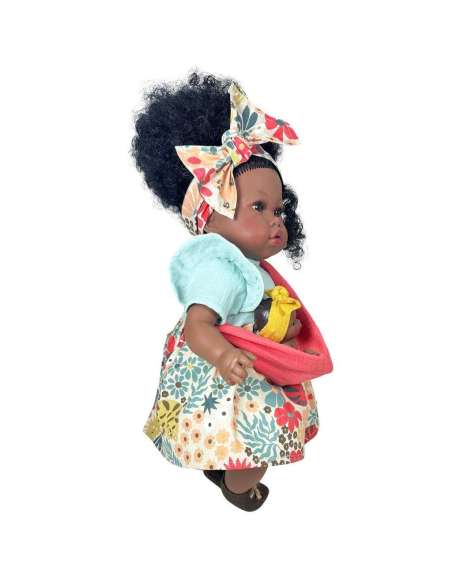 MUÑECA ADDIS CON BEBE TURQUOISE