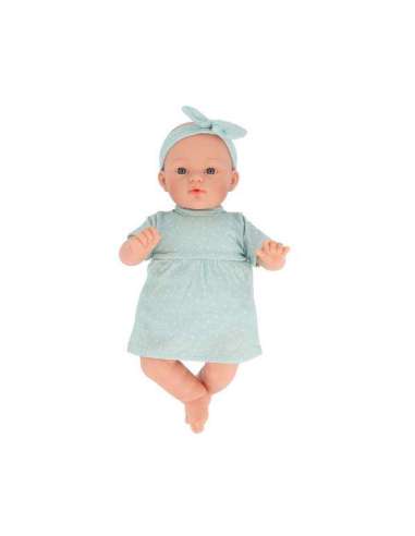 MUÑECO HELENA VESTIDO SAGE DOTS MONNËKA