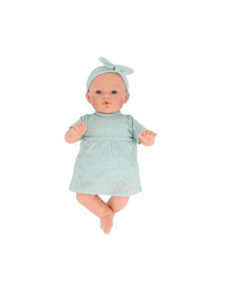 MUÑECO HELENA VESTIDO SAGE DOTS MONNËKA