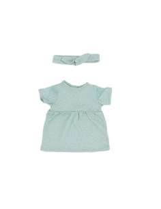 MUÑECO HELENA VESTIDO SAGE DOTS MONNËKA 2