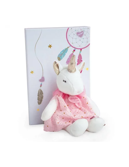 PELUCHE DOUDOU ATRAPASUEÑOS UNICORNIO 20cm