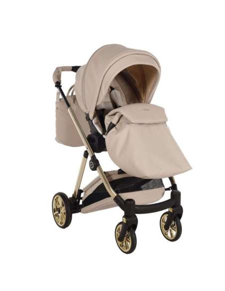 Cochecito Duo Junama Ellegante ArtDeco ECO color Beige