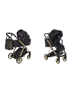 Cochecito Duo Junama Ellegante ArtDeco ECO color Negro