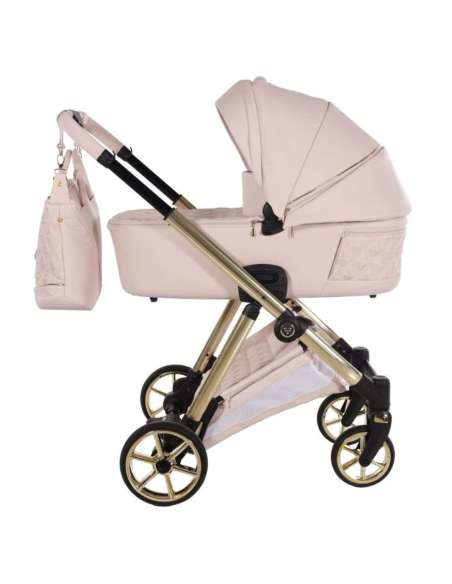 Cochecito Duo Junama Ellegante ArtDeco ECO color Rosa