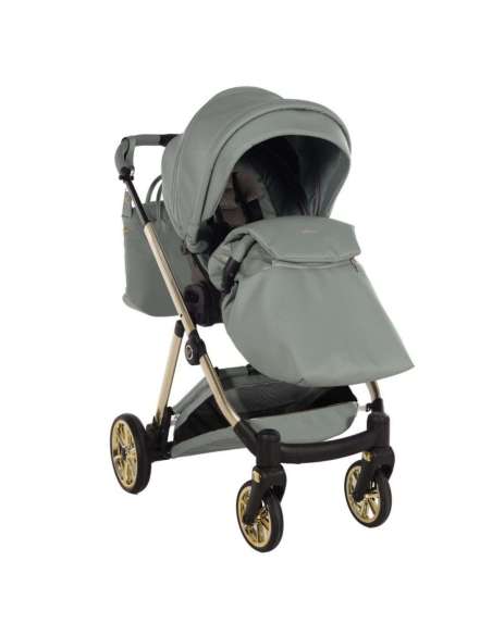Cochecito Duo Junama Ellegante ArtDeco ECO color Verde
