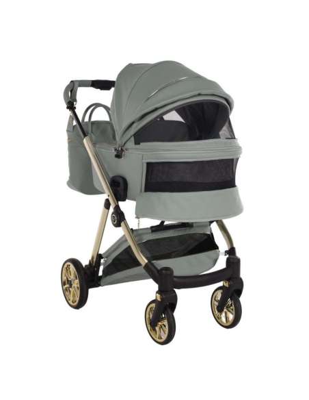 Cochecito Duo Junama Ellegante ArtDeco ECO color Verde