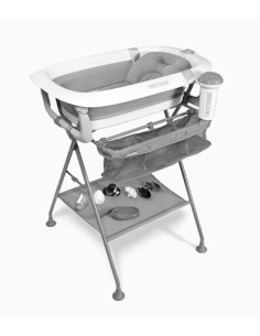 Bañera plegable Twistshake con soporte de baño 2