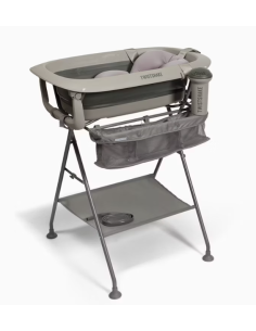 Bañera plegable Twistshake con soporte de baño 2