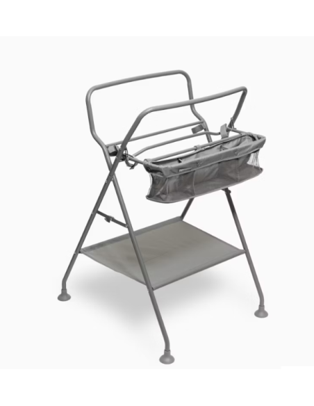 Bañera plegable Twistshake con soporte de baño