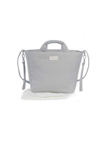 Bolso Canastilla Little Bloom Gris...