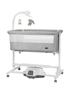 Cuna adosada Bloom 3 en 1 color Anchor Grey de Carrello