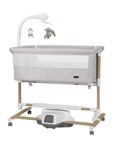 Cuna adosada Bloom 3 en 1 color Silk Beige de Carrello