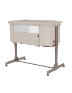 Cuna adosada Luna color Silk Beige de Carrello