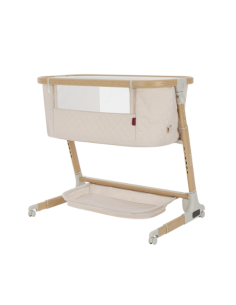 Cuna adosada Prima color Honey Beige de Carrello