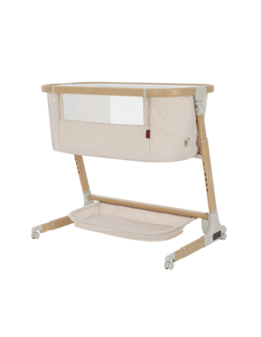 Cuna adosada Prima color Honey Beige...