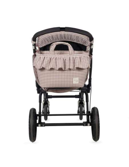 Bolso Organizador Cuadro Vichy Moka col. Praliné 1120800664 Walking Mum