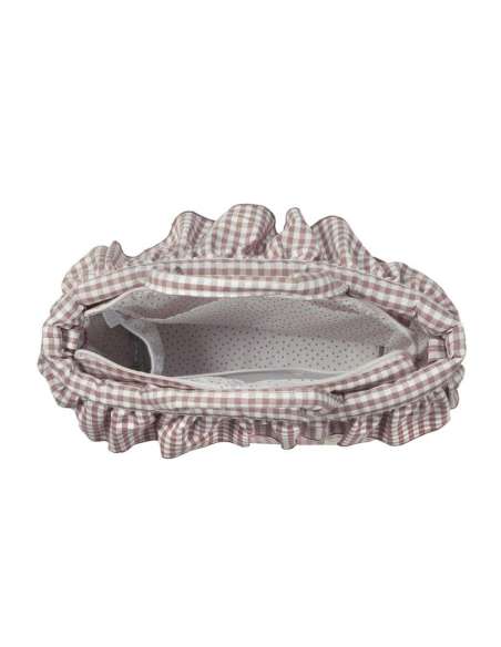 Bolso Organizador Cuadro Vichy Moka col. Praliné 1120800664 Walking Mum