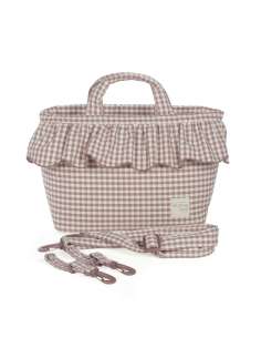 Bolso Organizador Cuadro Vichy Moka col. Praliné... 2