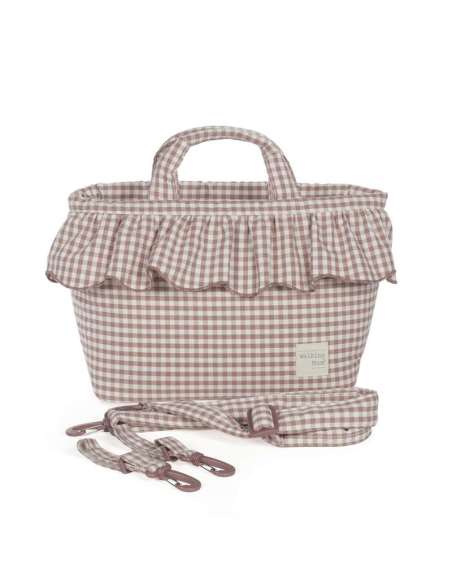 Bolso Organizador Cuadro Vichy Moka col. Praliné 1120800664 Walking Mum