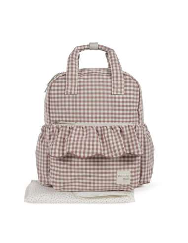Mochila Cuadro Vichy Moka col....