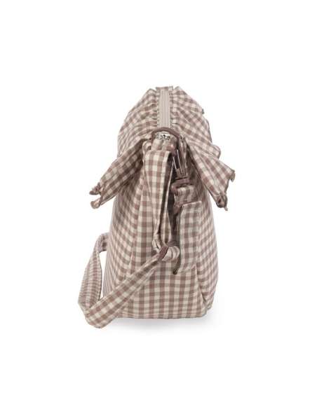 Bolso Crossbody Góndola Cuadro Vichy Moka col. Praliné 1120800672 Walking Mum