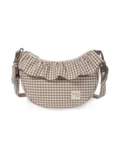 Bolso Crossbody Góndola Cuadro Vichy Moka col. Praliné...