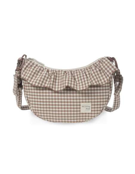 Bolso Crossbody Góndola Cuadro Vichy Moka col. Praliné 1120800672 Walking Mum