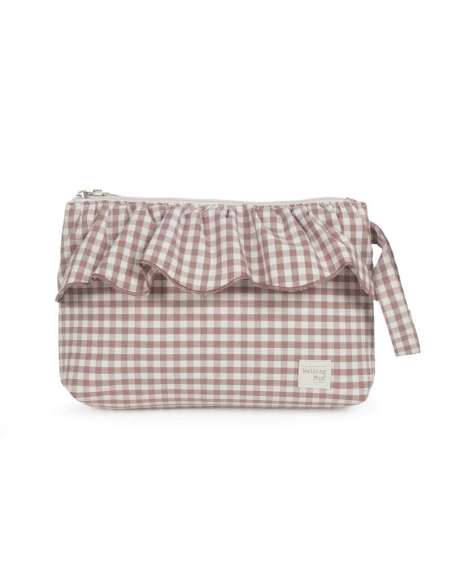 Neceser Cuadro Vichy Moka col. Praliné 1120800684 Walking Mum