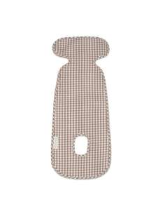 Colchoneta Silla de Auto Cuadro Vichy Moka col. Praliné... 2