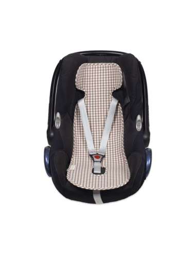 Colchoneta Silla de Auto Cuadro Vichy...