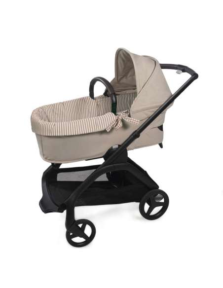 Interior Capazo Dual Cuadro Vichy Moka col. Praliné 1120800704 Walking Mum