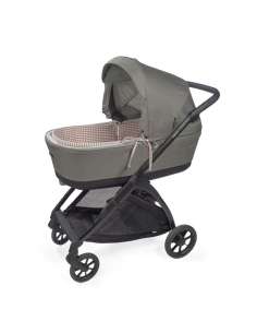 Interior Capazo Varillas Cuadro Vichy Moka col. Praliné... 2