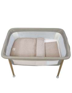 Set Vestidura minicuna edredón+ Bajera + Almohada Cuadro... 2