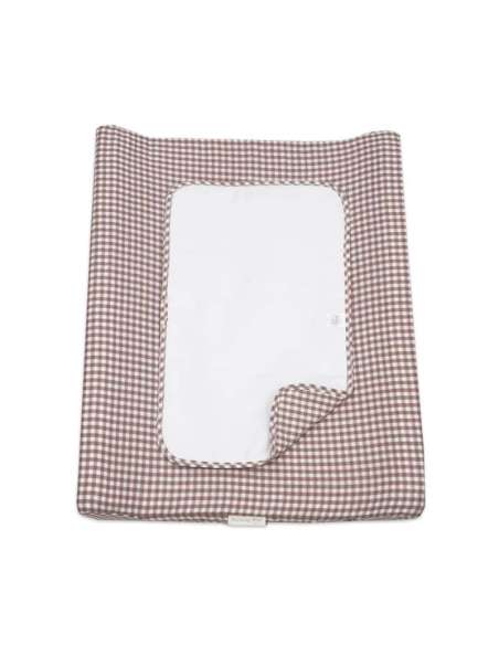 Cambiador Home Cuadro Vichy Moka col. Praliné 1120800738 Walking Mum